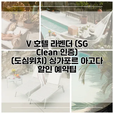 V 호텔 라벤더 (SG Clean 인증) (도심위치) 싱가포르 아고다 할인 예약팁