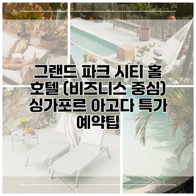 그랜드 파크 시티 홀 호텔 (비즈니스 중심) 싱가포르 아고다 특가 예약팁