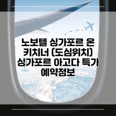 노보텔 싱가포르 온 키치너 (도심위치) 싱가포르 아고다 특가 예약정보