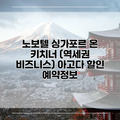 노보텔 싱가포르 온 키치너 (역세권 비즈니스) 아고다 할인 예약정보