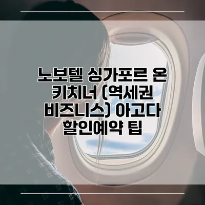 노보텔 싱가포르 온 키치너 (역세권 비즈니스) 아고다 할인예약 팁