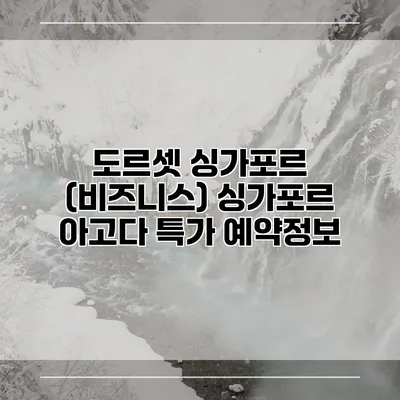 도르셋 싱가포르 (비즈니스) 싱가포르 아고다 특가 예약정보