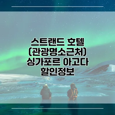 스트랜드 호텔 (관광명소근처) 싱가포르 아고다 할인정보