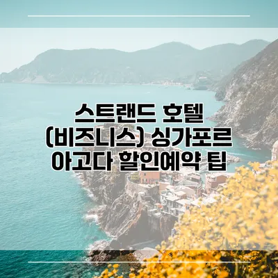 스트랜드 호텔 (비즈니스) 싱가포르 아고다 할인예약 팁