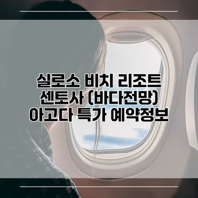 실로소 비치 리조트 센토사 (바다전망) 아고다 특가 예약정보