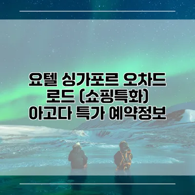 요텔 싱가포르 오차드 로드 (쇼핑특화) 아고다 특가 예약정보