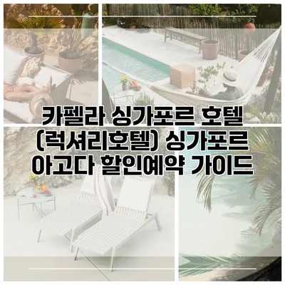 카펠라 싱가포르 호텔 (럭셔리호텔) 싱가포르 아고다 할인예약 가이드