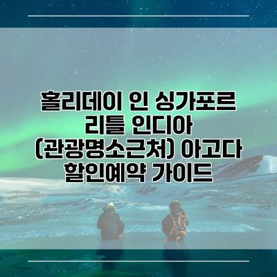 홀리데이 인 싱가포르 리틀 인디아 (관광명소근처) 아고다 할인예약 가이드