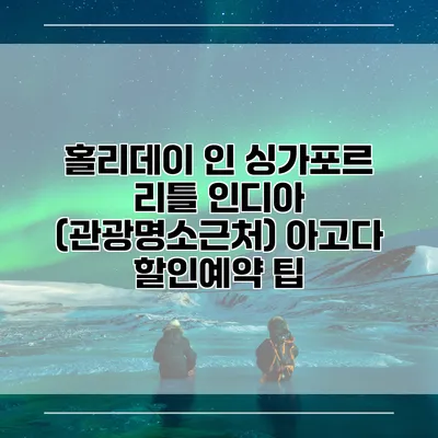 홀리데이 인 싱가포르 리틀 인디아 (관광명소근처) 아고다 할인예약 팁
