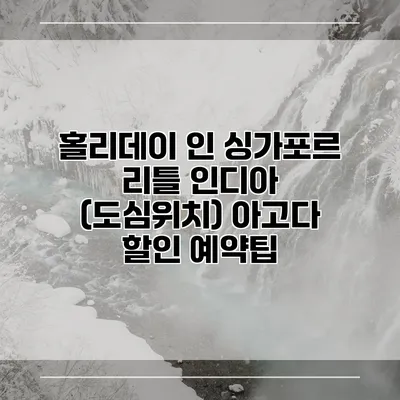 홀리데이 인 싱가포르 리틀 인디아 (도심위치) 아고다 할인 예약팁